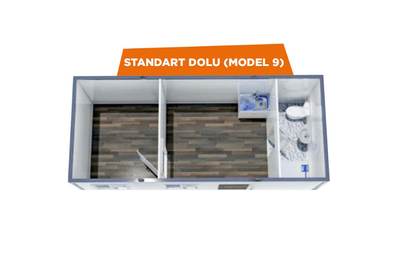 Modern Villa prefabrik ev modeli