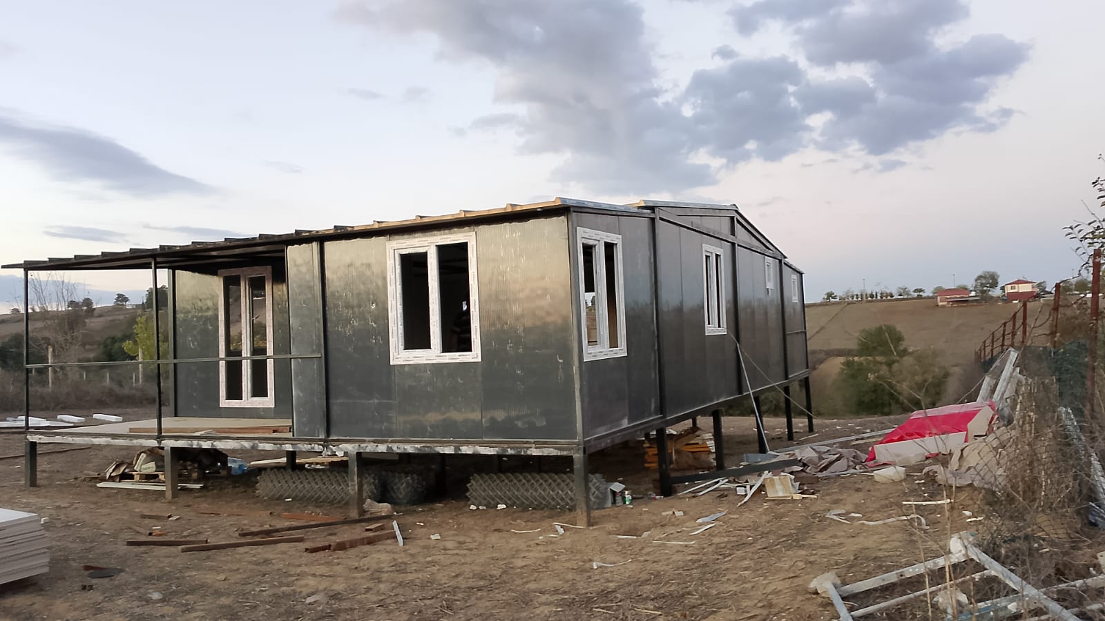 Prefabrik şantiye yapısı